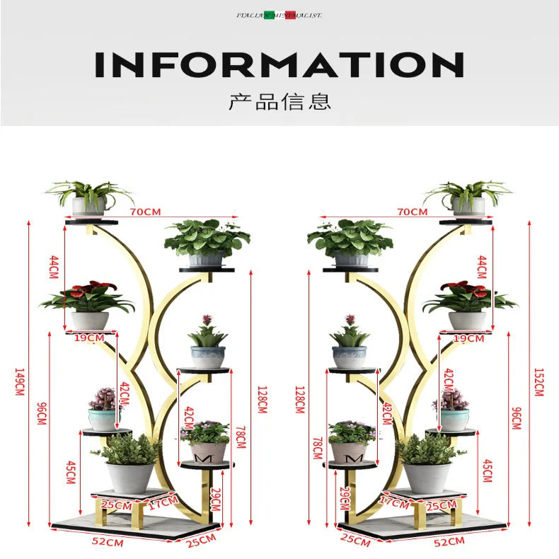 Fancy Wings Plant Shelve Rack Decor