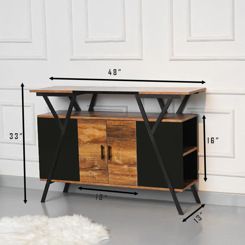 Linnean Kitchen Island Organizer Rack